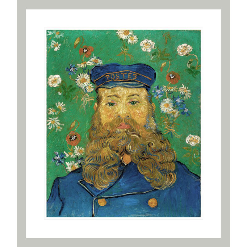 Portrait of Joseph Roulin by Vincent van Gogh -Framed Giclee Print, 27.16" H x 23.5" W
