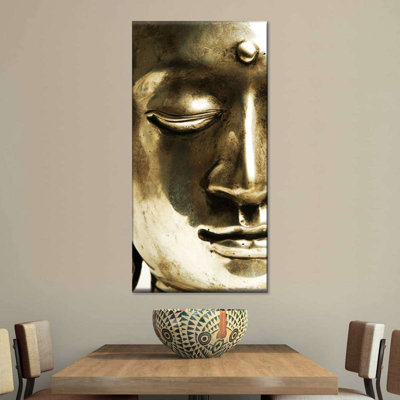 Bouddha brillant sur toile
