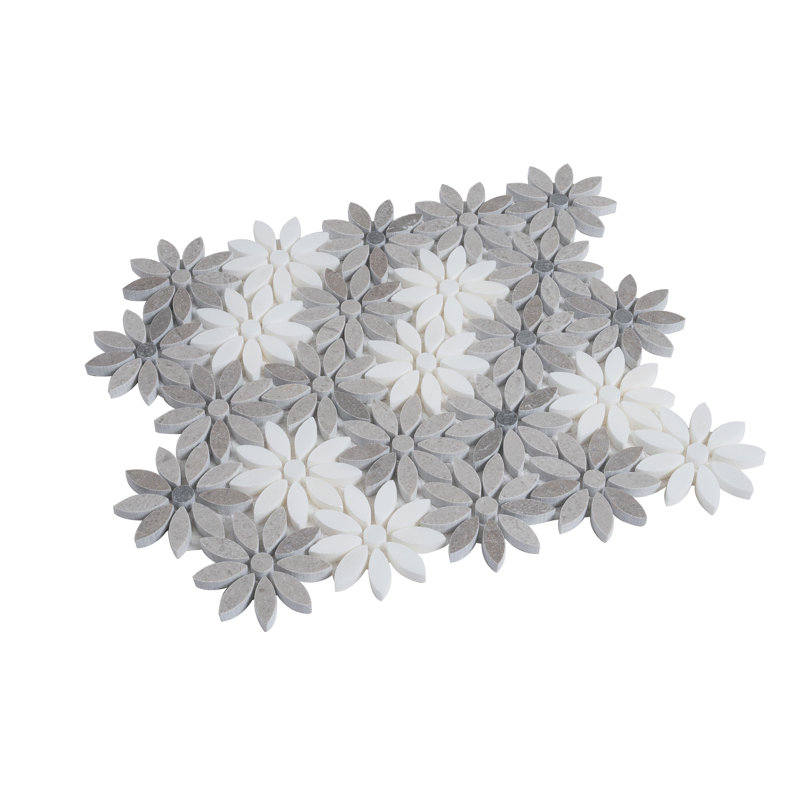 12" x 10.7" Natural Stone Novelty Mosaic Wall & Floor Tile
