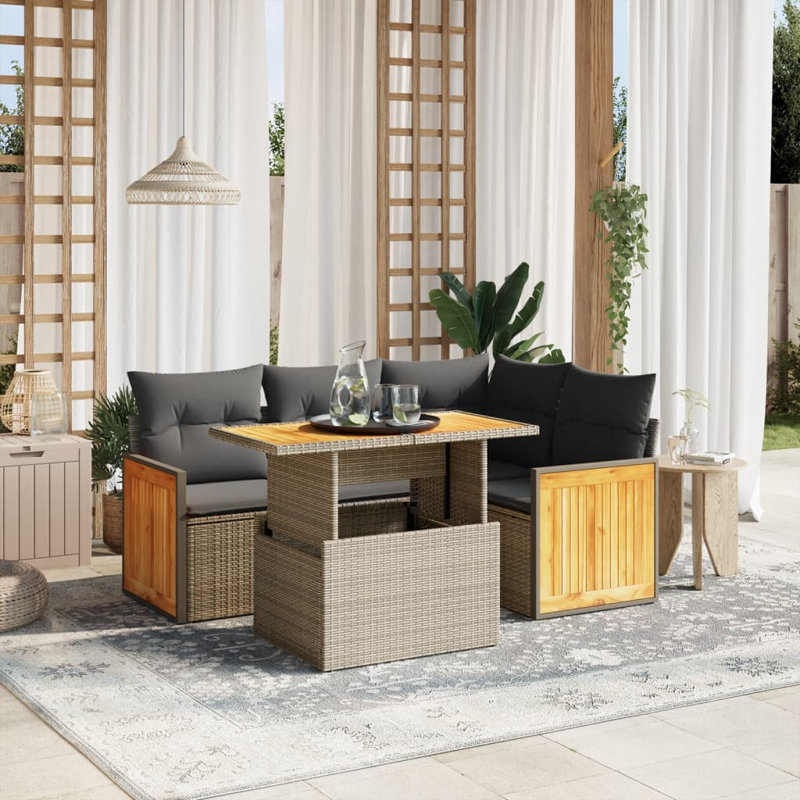 Ensemble de canapé de jardin Vidaxl