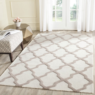 Cannen Hand Tufted Wool Geometric Rug