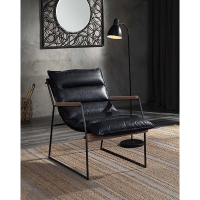 Fauteuil d'appoint Luberzo Distress Espresso