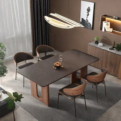 Retro simple dining table sets