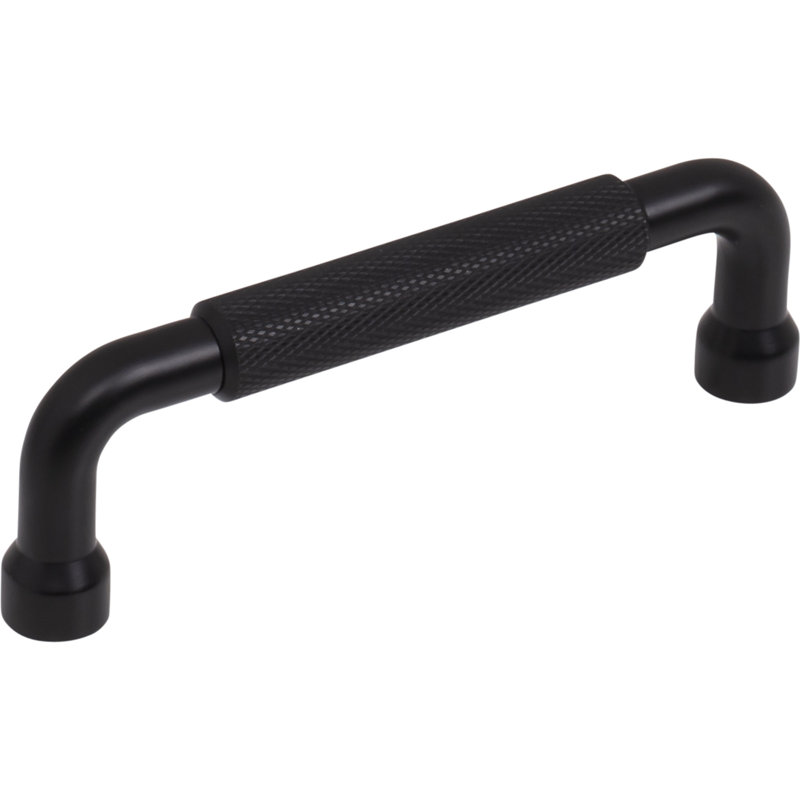 Garrison Bar Pull, Flat Black, 3 3/4" Center To Center
