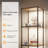 Lighted Display Shelf Floor Lamp, Dimmable Collectibles Cabinet