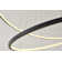6-Light LED Six Ring Halo Chandelier With White Acrylic Diffusers