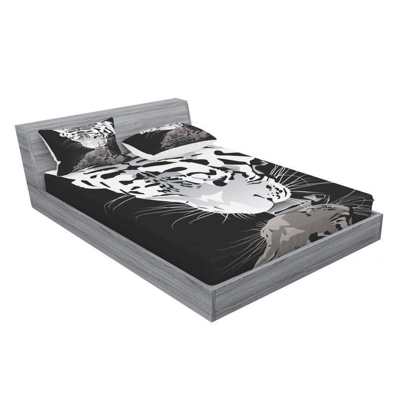 Microfiber Sheet Set, Full Sheet Set with Fitted Sheet