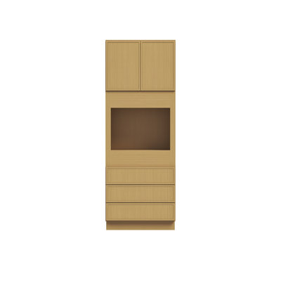 Armoire à four haute de cuisine prête à assembler CASAINC L 84 cm x H 229 cm x P 61 cm