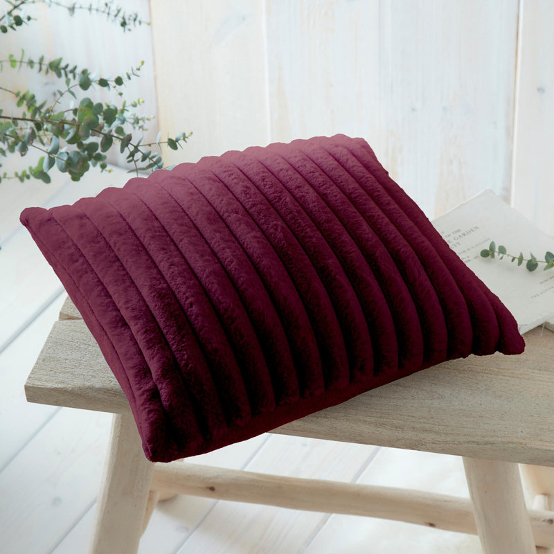 Burgundy Square Cushion