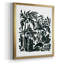 Encre Jungle III, toile encadrée de qualité supérieure - prête à être accrochée-63428793-63428794