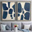 Pièces bleues I - Pièces bleues I - Impression sur toile 2 pièces-893915466-893915470