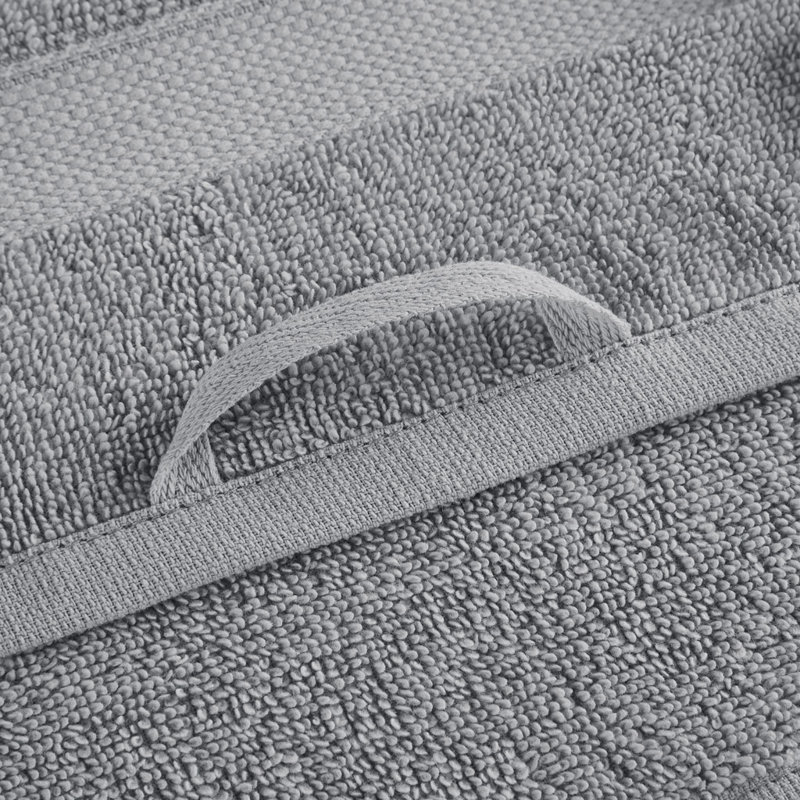 Ensemble de serviettes surdimensionnées 100% coton gris anthracite 500GSM 6 pièces, Gris anthracite