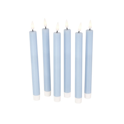 Wax Indoor and Outdoor Flameless Pillar Candles with Remote Control
