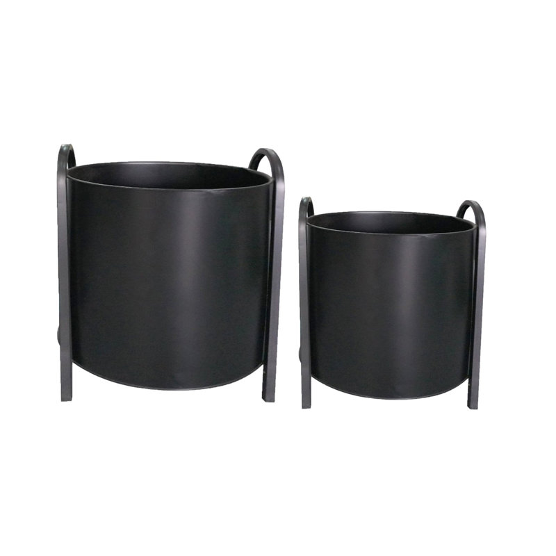 Ensemble de cache-pots en métal 2 pièces