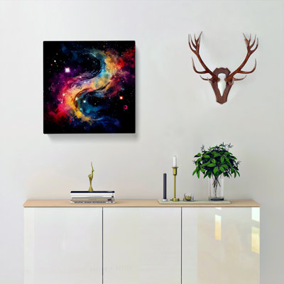 Galaxy Graphic Art - Wrapped Canvas