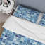 Ensemble de housse de couette bleu Midcentury Mosaic Tiles-109174539