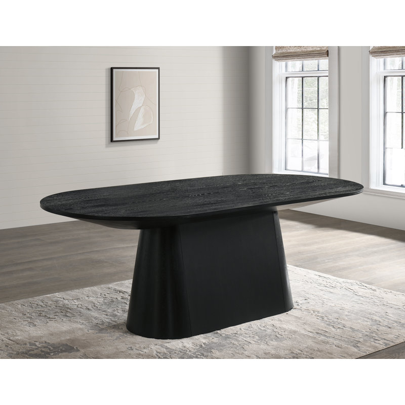 Table de salle à manger Andreacchio , Noir ébène