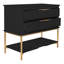 Kim 2 - Drawer Solid Wood Nightstand-871055807
