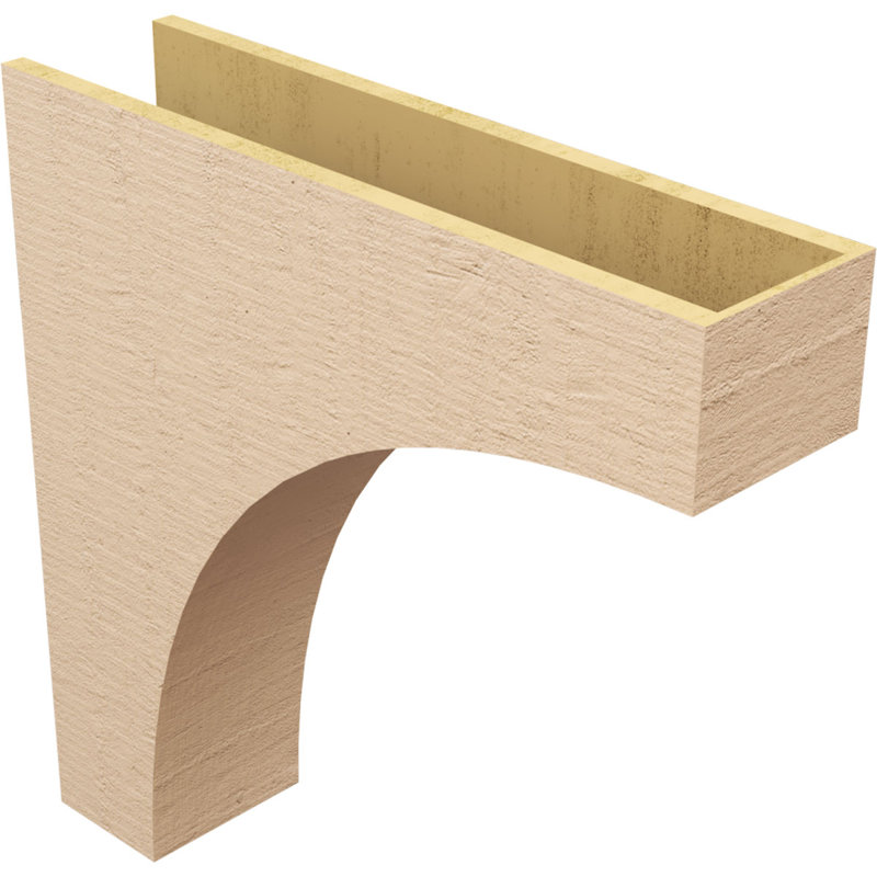 Bois de cèdre brut StockportThane Corbel, apprêté brun clair Stockport, H 32 po x l 8 po x P 32 po