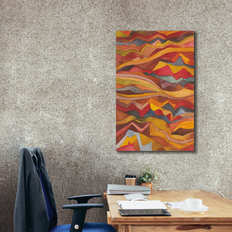 «Painted Desert 1» par Cheryl Warrick, art mural, H 40 po x l 26 po