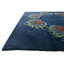 Tapis carré bleu marine Noell
