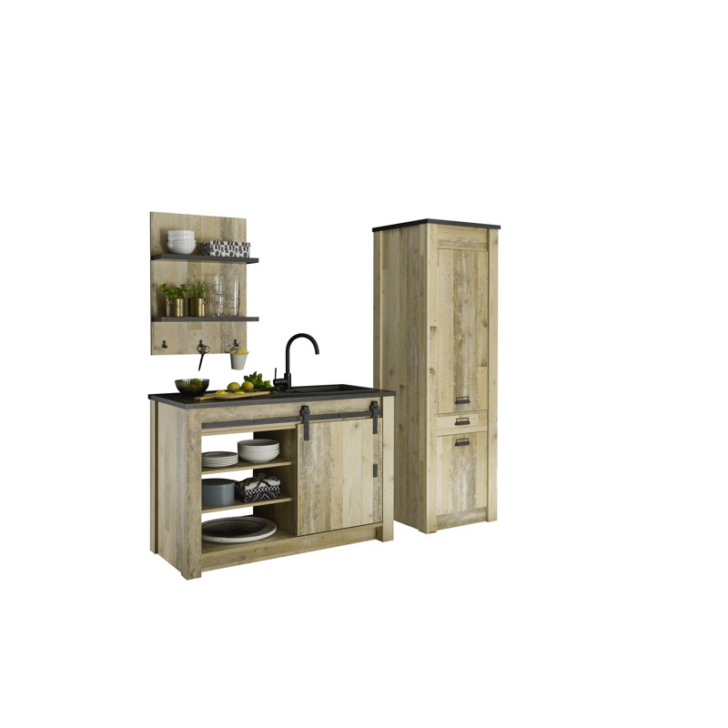 201cm Kitchen Pantry, Natural