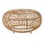 Table basse en faux rotin