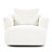 360° Chenille Upholstered Swivel Barrel Chair Accent Sofa with Throw Pillow for Living Room Bedroom Office Hotel-257354429