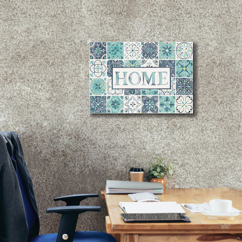 «Garden Getaway Home» par Laura Marshall, art mural sur toile, 26 po x 18 po