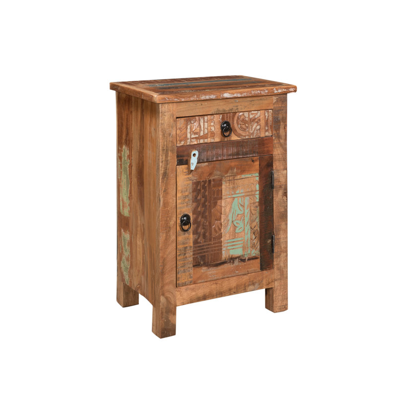 CARVED SIDE TABLE