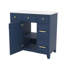 Meuble-lavabo 36 po avec lavabo en céramique durable, portes à fermeture en douceur, tablettes flexibles et tiroirs spacieux-559529272