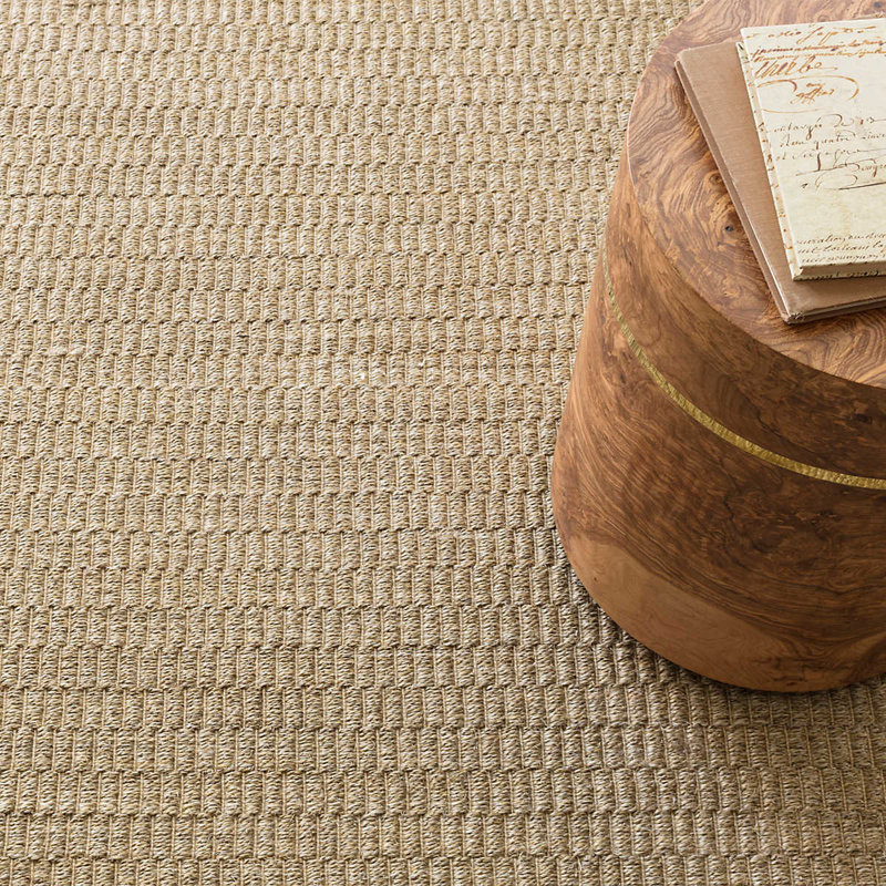Tapis en sisal tissé naturel en osier, Rectangulaire 2 pi x 3 pi