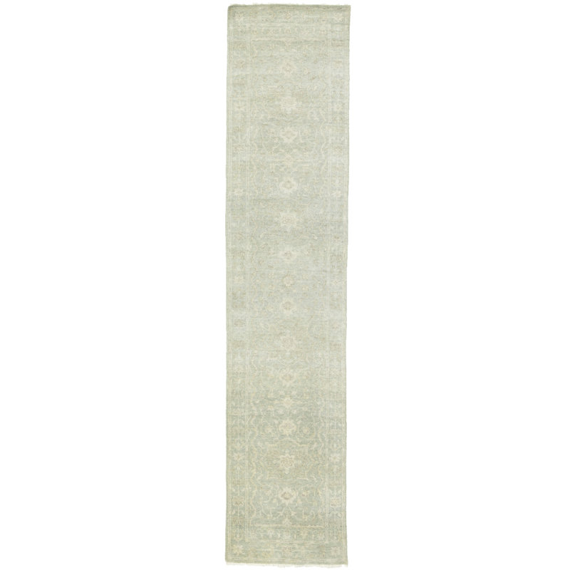 Tapis en laine Elander, Tapis de couloir 2 pi 6 po x 11 pi 8 po