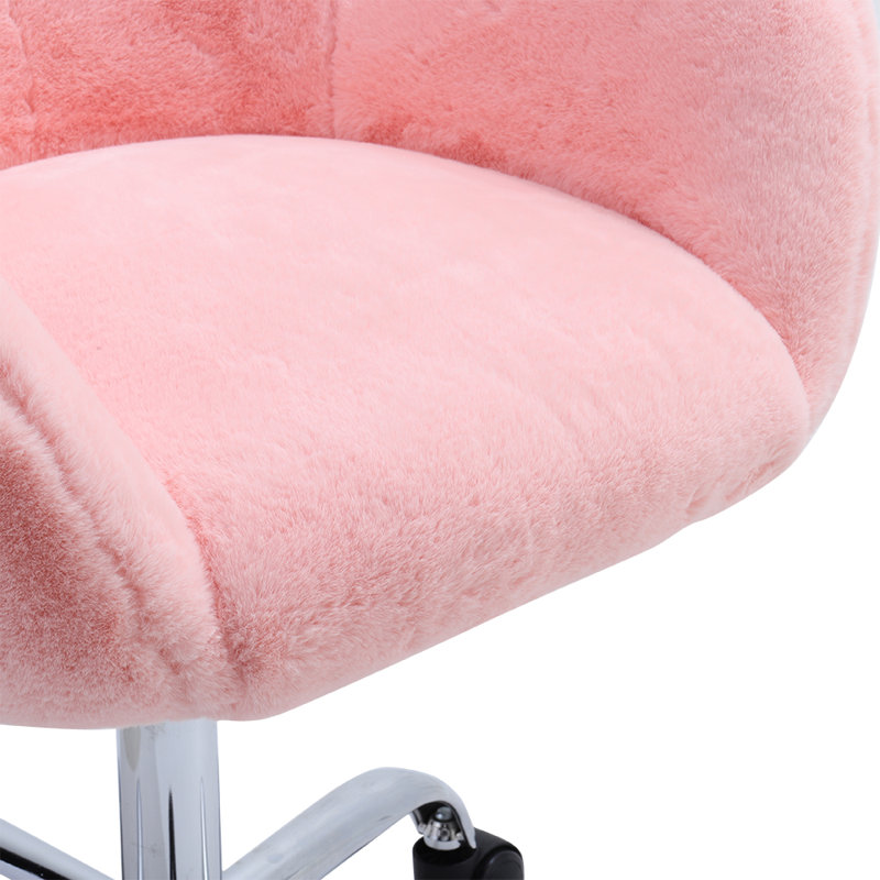 Adhvik Office Chair, Pink