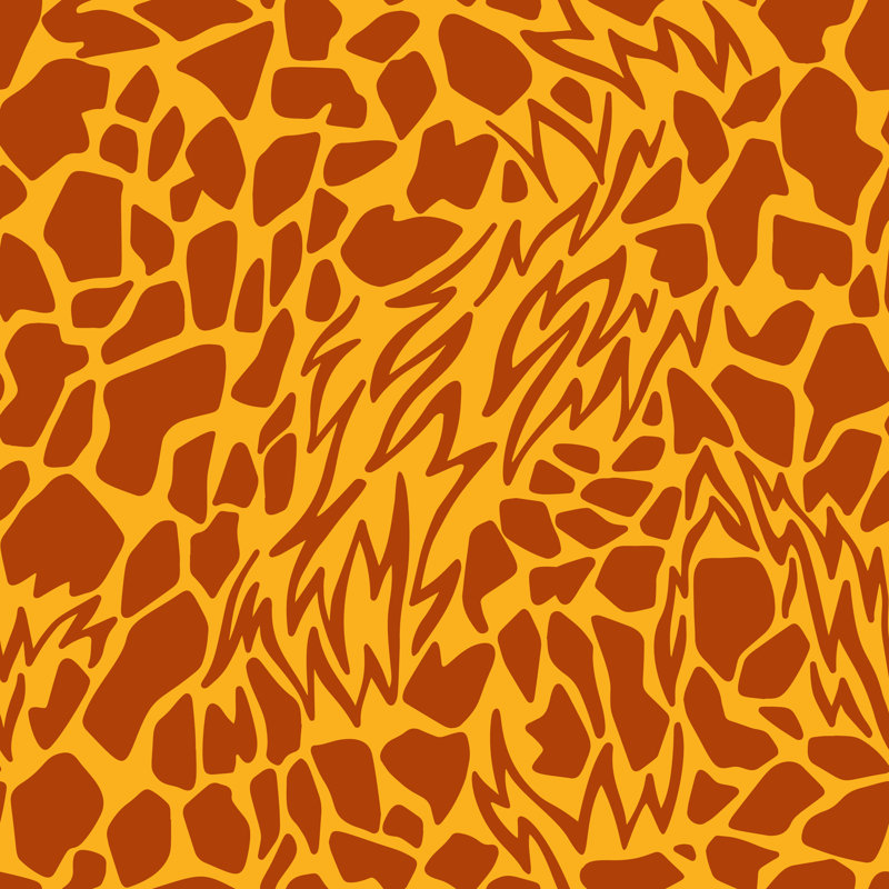 Abstract Seamless Pattern by Galina Kamenskaya - Wrapped Canvas Print, 30cm H x 30cm W x 3.8cm D