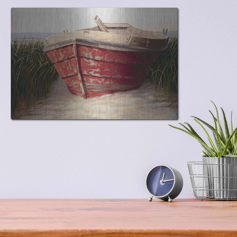 " Red Boat " by Karl Soderlund, 12" H x 16" W