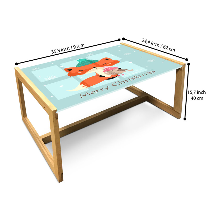 Raegan Sled Coffee Table, 90cm H x 62cm W x 40cm D