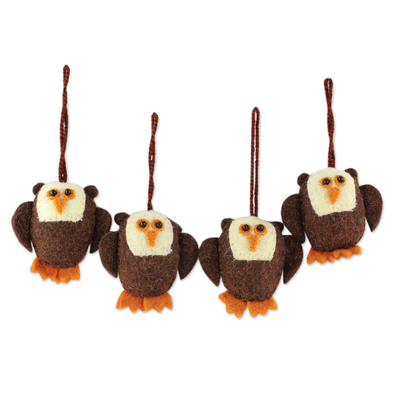 Ornement suspendu à la main Hibou