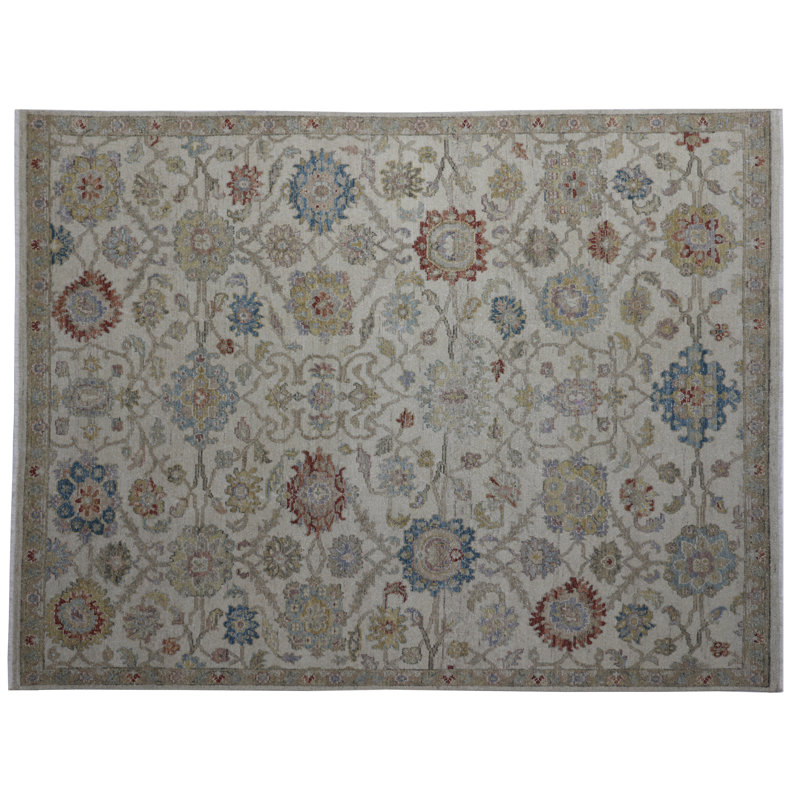 One-of-a-Kind Rectangle 7'10" X 9'11" Hand Knotted Area Rug