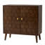 Armoire de rangement décorative 2 portes