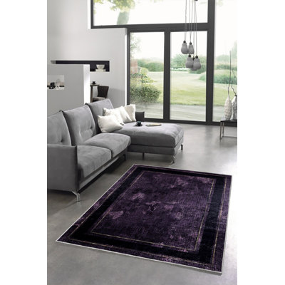 Eco-Friendly Area Rug, 100% Polyester, 31.5 x 47.2 inches | 650 g/m², 0.16 in Pile Height | Antibacterial, Non-Slip PVC Dot Underside | Machine Washable, Perfect for Living Room & Bedroom Decor
