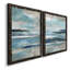 «Distant Drama I», ensemble de 2 peintures sur toile encadrées-654027378-654027385
