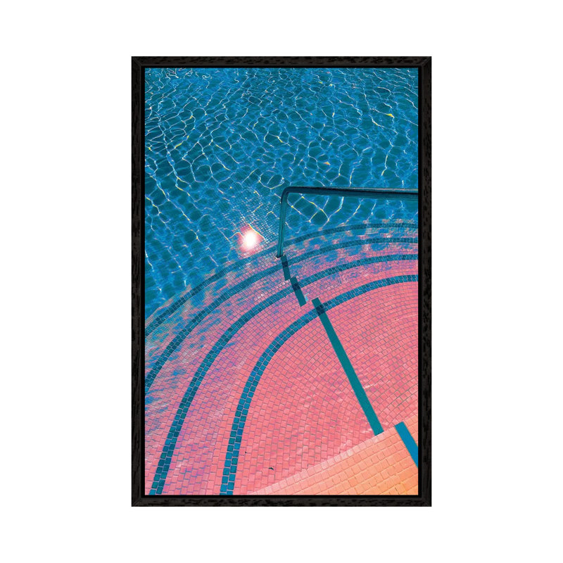 Water Your Step by Nathan Head - Print on Canvas, Black Framed, 66.04cm H x 45.72cm W x 3.81cm D