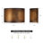 Oullet 1-light 12 In Damp Rated Antique Bronze Wall Sconce