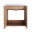Armoire de salle de bain avec lavabo, portes à fermeture douce, conception à fixation flottante-1403449725