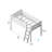 Jefferies Twin Solid Wood Low Loft Bed-429182941