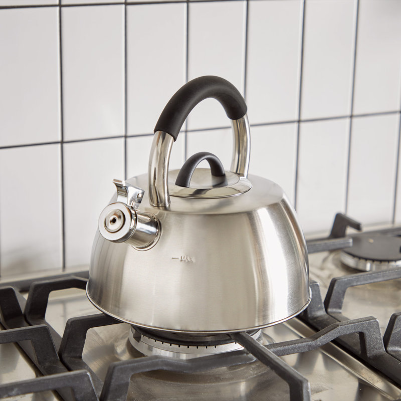 VonShef 2.5 L Stainless Steel Whistling Stovetop Tea Kettle