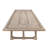 Equestrian Extendable Pine Solid Wood Dining Table