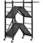 Tablette de rangement pliable à 3 niveaux avec roulettes 30 x 13 x 36 pouces-233504014