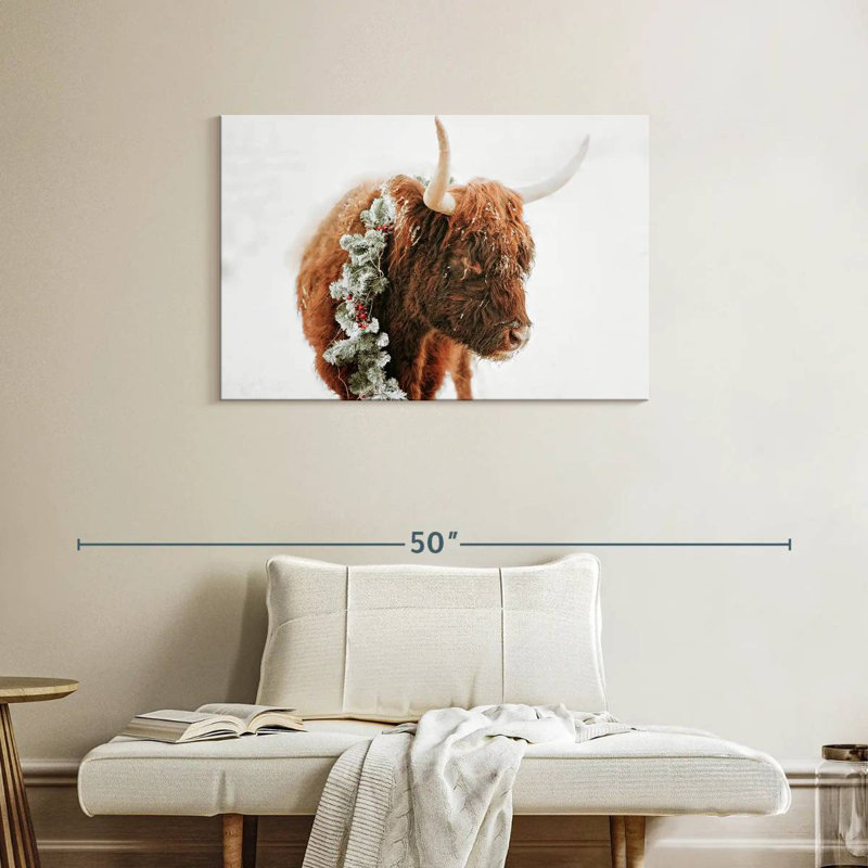 Brampt Christmas Cow, 24" H x 36" W